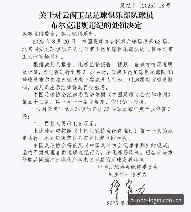 足协第三批禁足名单公布：5大行业乱象与7项关键处罚解析